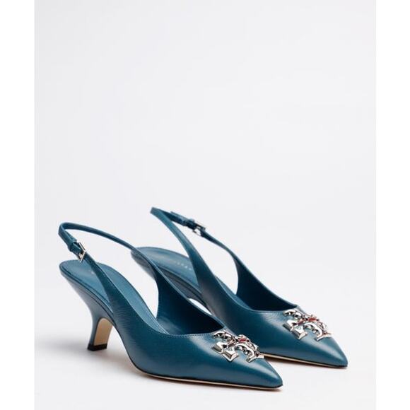 TORY BURCH Eleanor Pointed Toe Slingback Pump - Picture 1 of 7
